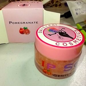 Large daizykat pomegranate lip scrub